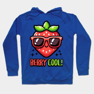 Berry Cool! Cute Strawberry Pun Hoodie